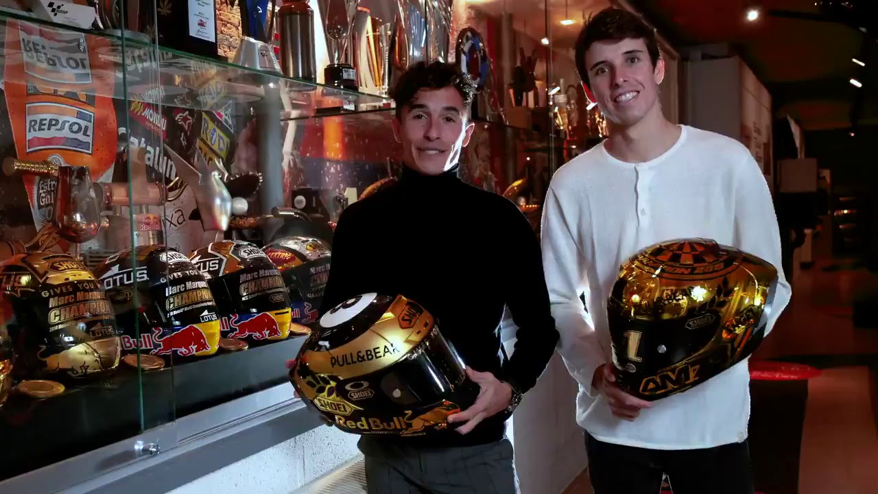 Marc Marquez and Alex Marquez talk about SHOEI helmet remarkable our succesfuly