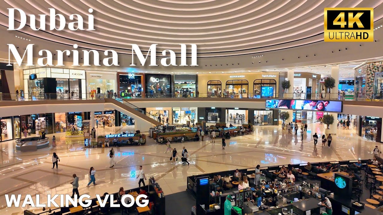 Dubai Marina Mall in 2025 | Dubai Travel Guide 4K HDR