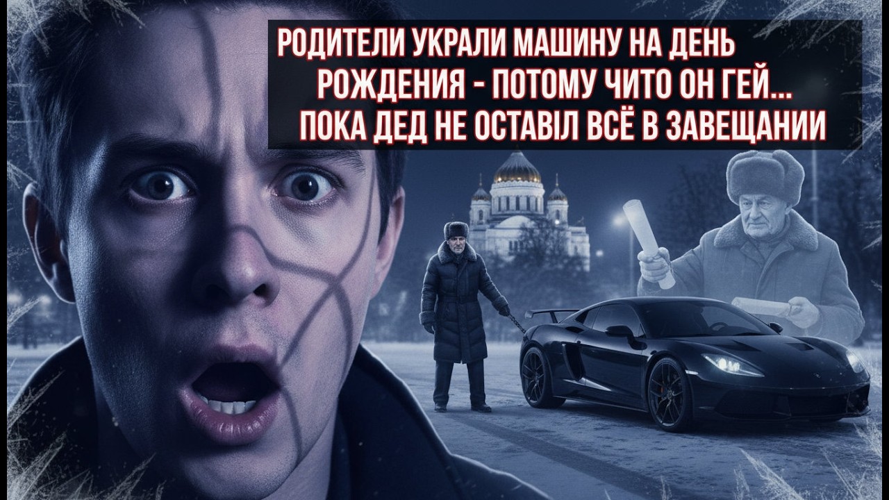 Родители украли машину на день рождения — потому что он гей… Пока дед не оставил всё в завещании.