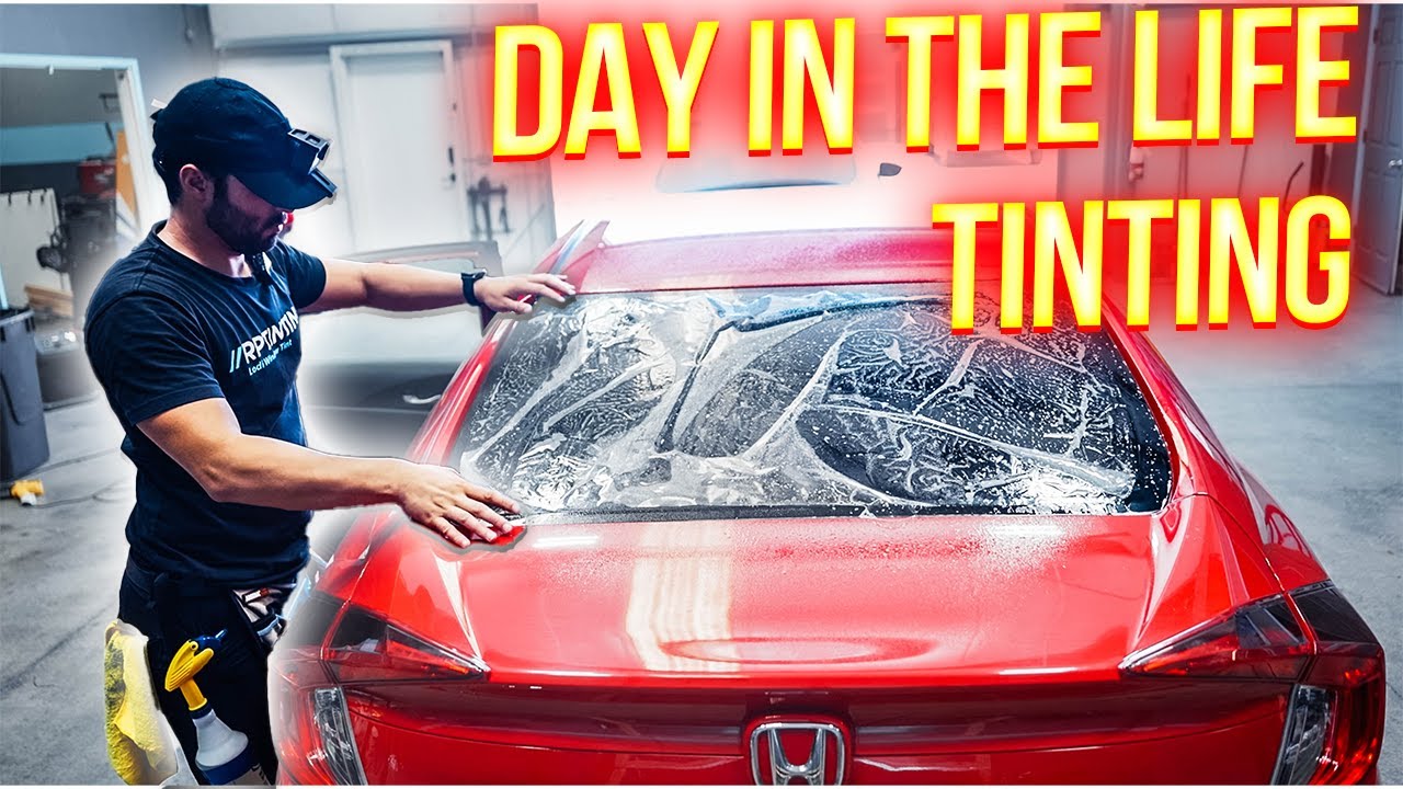 Window Tinting 3 Cars in a Day Solo ($1,000+)