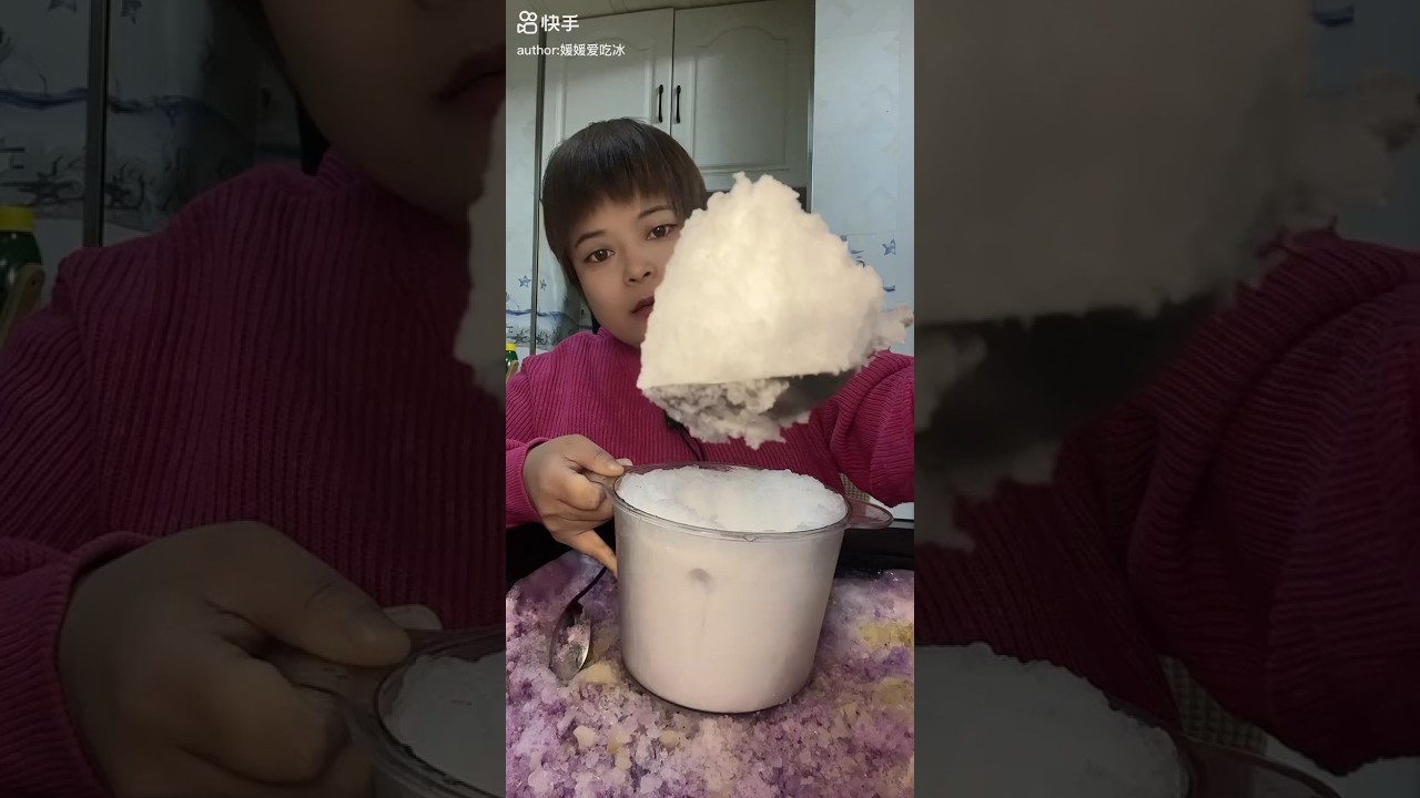 POWDERY ICE EATING