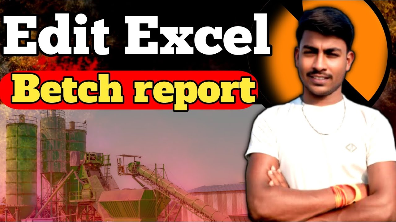 Duplicate Batch Report Full Guide | Batching Plant Edit Excel  Report Explained | Water Correction 