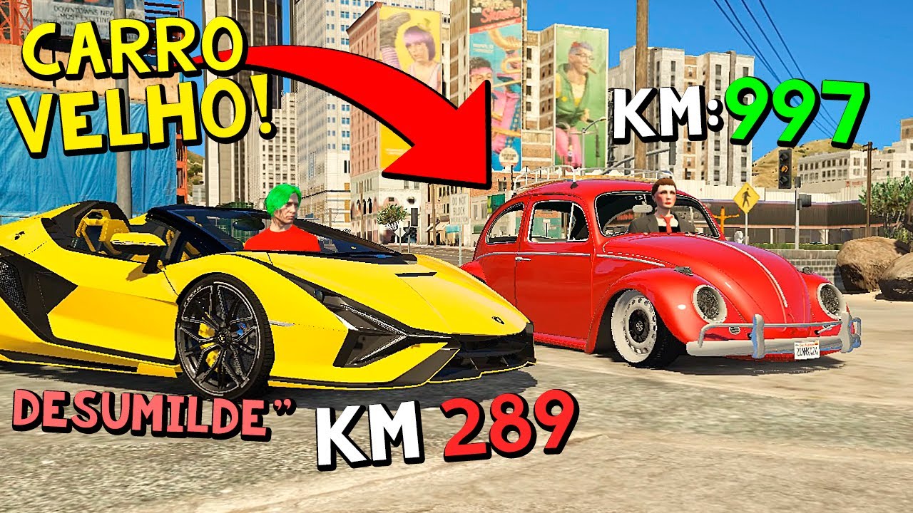 TESTE de HUMILDADE COM CARRO SUPER RAPIDO GTA RP