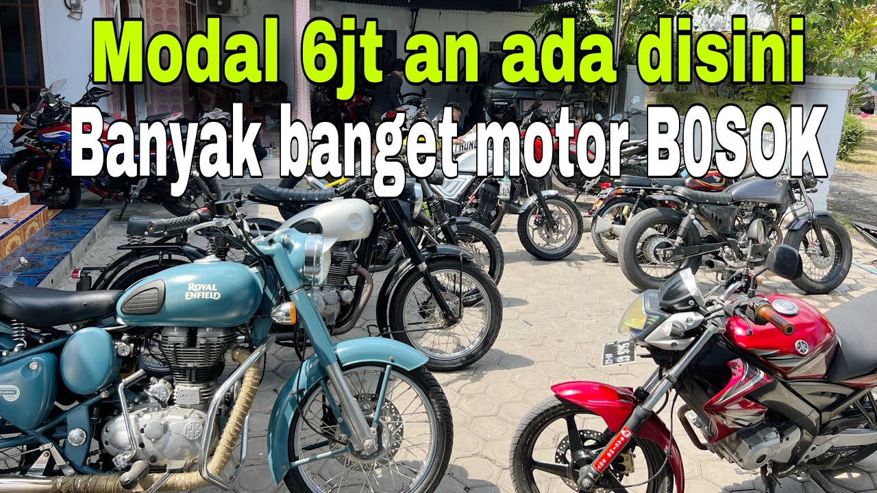 Mulai 6jt an sudah dapat motor disini custom dan Clasik juga dijual di bang arik motor