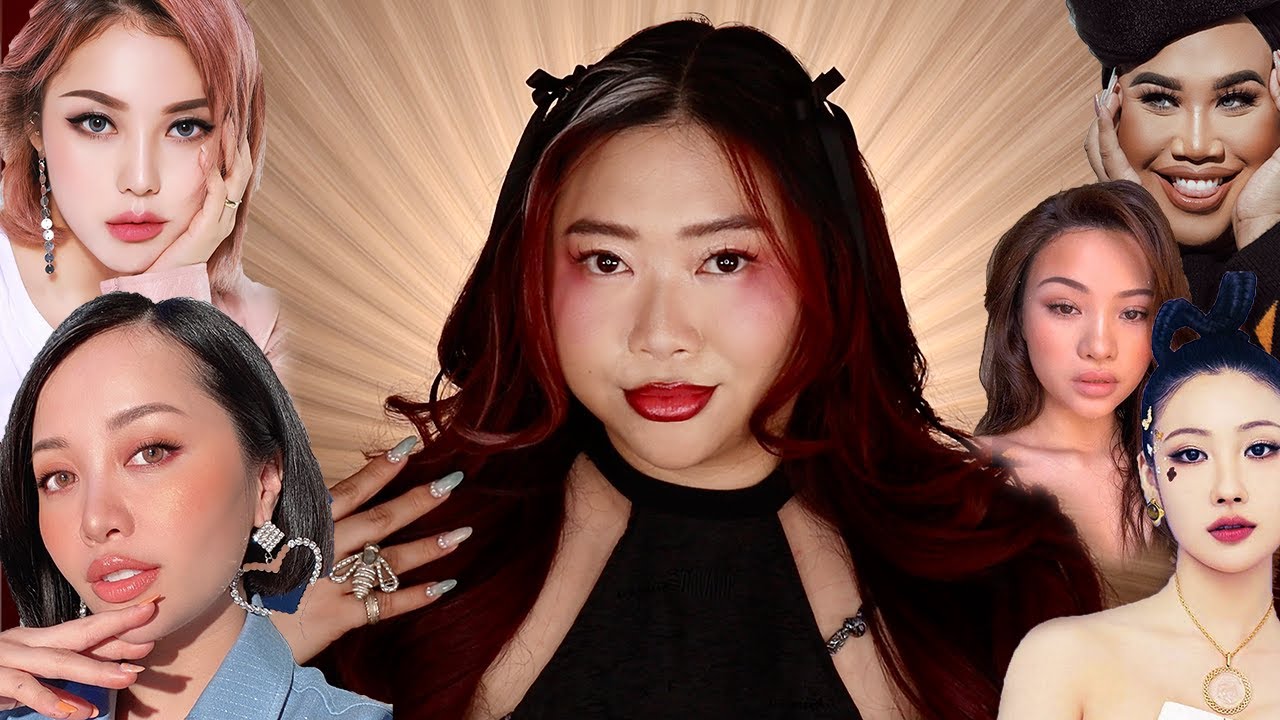 FULL FACE OF ASIAN BEAUTY YOUTUBER MAKEUP BRANDS!