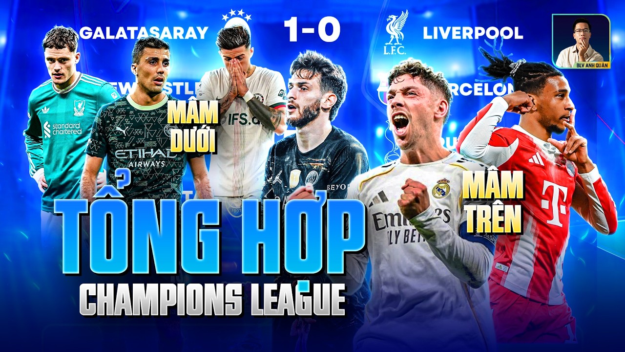 TỔNG HỢP CHAMPIONS LEAGUE | EPL XUẤT TRẬN THẢM BẠI, SERIE A ĐẾN ĐÂY XEM NHƯ LÀ HẾT