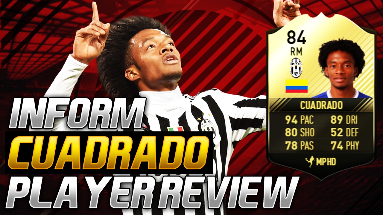 INFORM CUADRADO PLAYER REVIEW FIFA 17!!