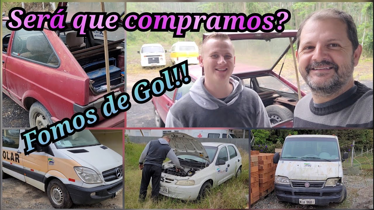 Fomos no leilão em Lontras SC, depois de 3 meses sem ir. Colocamos o gol na rodagem...