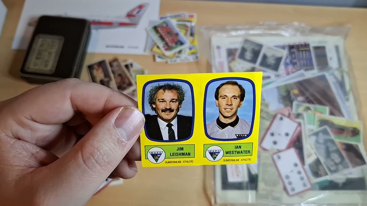 Hunting for Football Cards at the local Carboot   Vintage Ogdens finds   Soccer Stickers