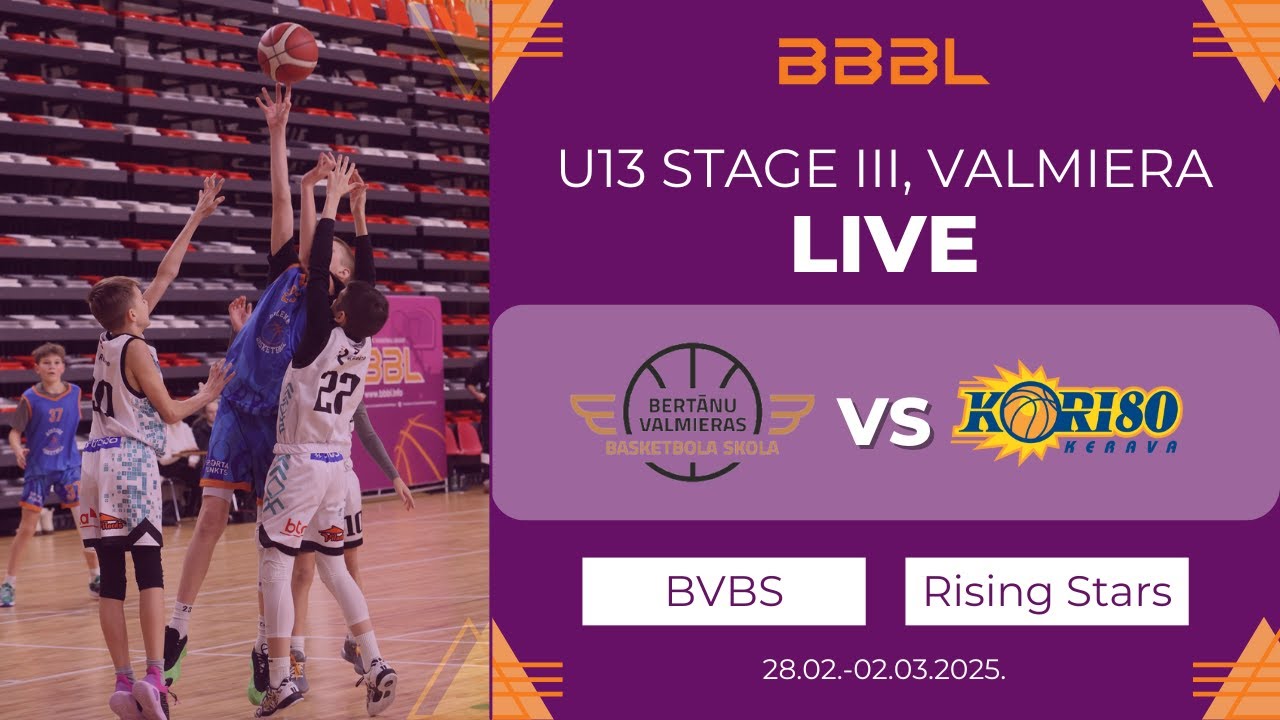 Rising Stars 2012 vs Bertans VBS 2012 | BBBL Boys U13