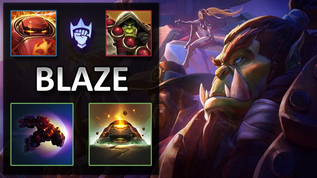 Blaze Bunker Drop vs Thrall | Volskaya Foundry | Heroes of the Storm Master Replay