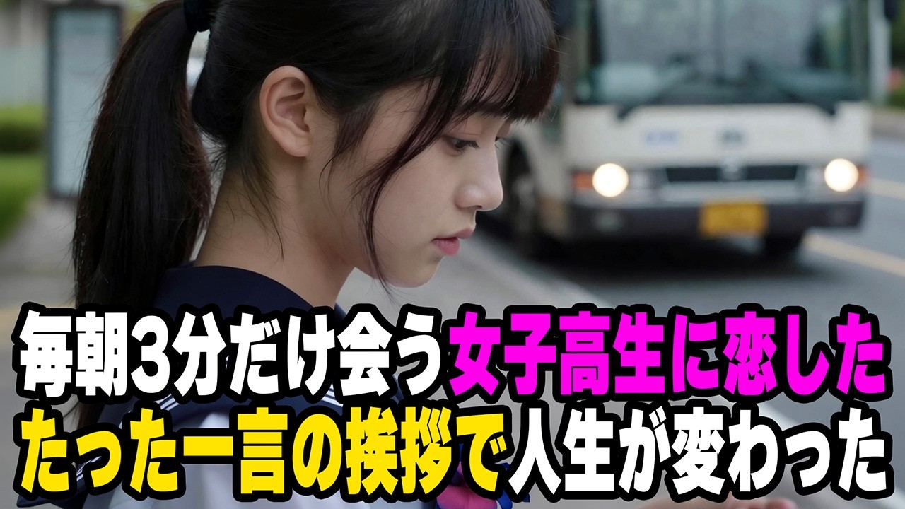 【感動する話】バス停で始まった、危ぶまれる関係。地方に飛ばされた男と高校三年生が過ごした静かな朝の記録