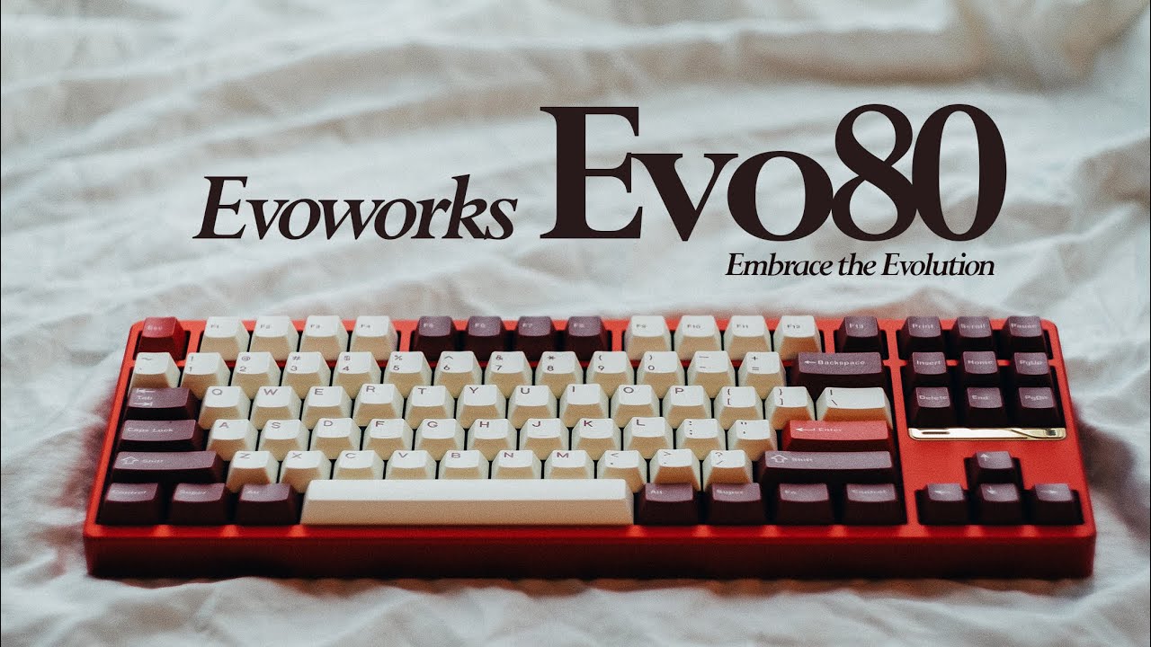 Evo80 (Scarlet) | The Best Prebuilt TKL Keyboard