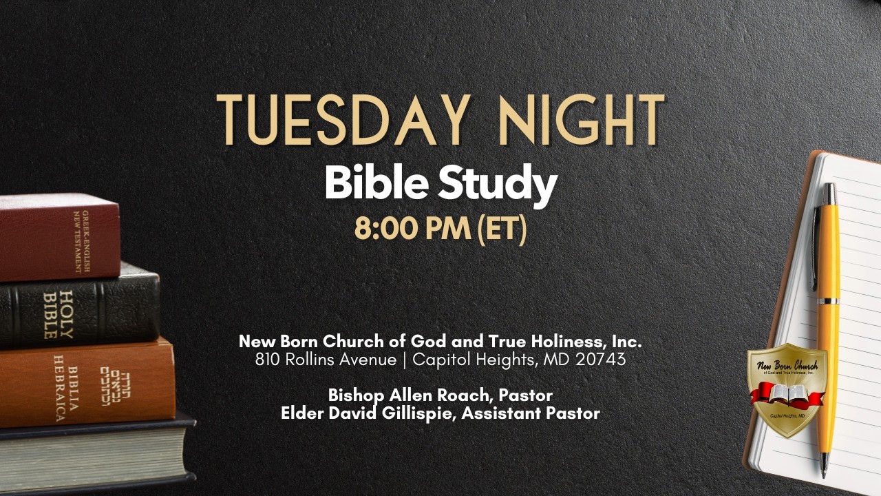 Tuesday Evening Bible Study - 02/10/2026