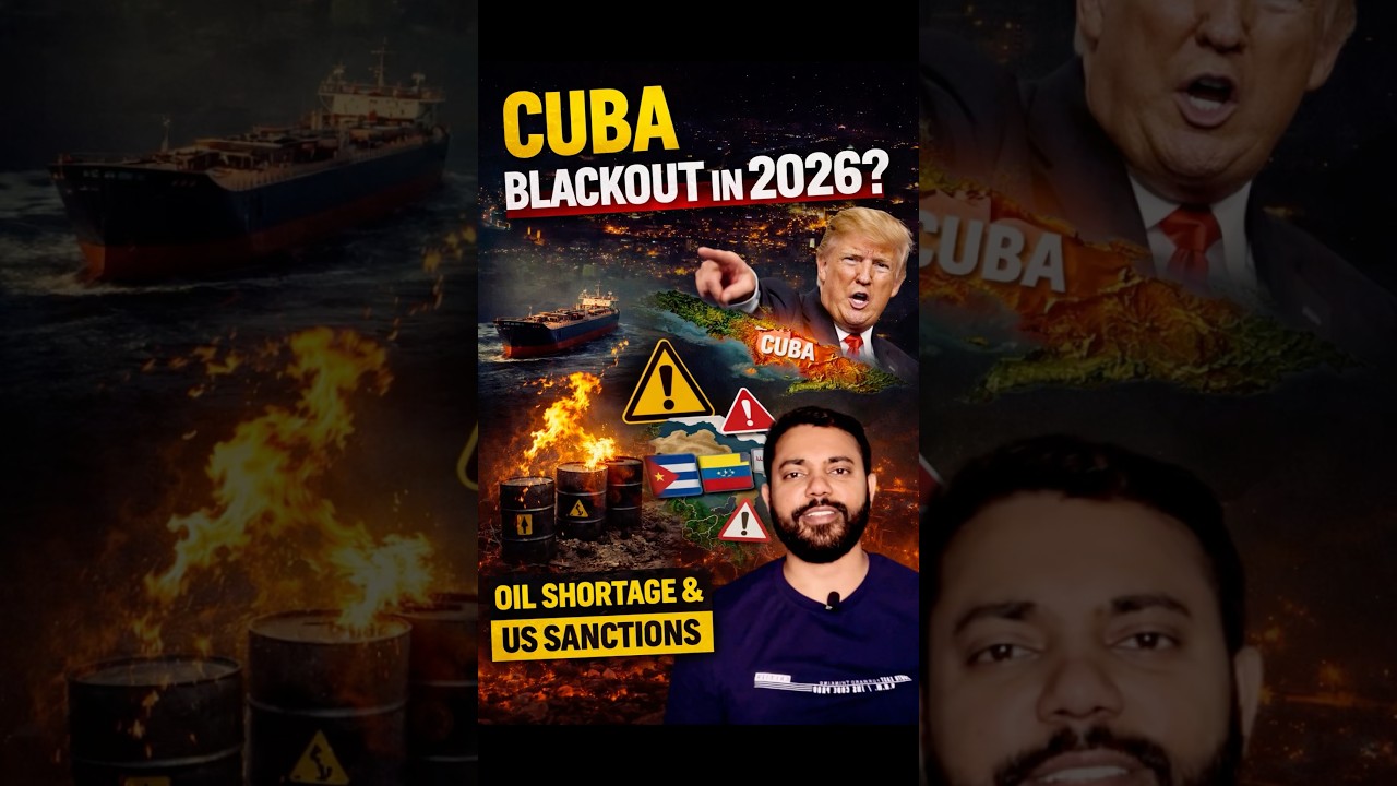 Cuba Energy Crisis Explained: US Sanctions, Oil Shortage & Nationwide Blackouts 2026 | Raju kumar