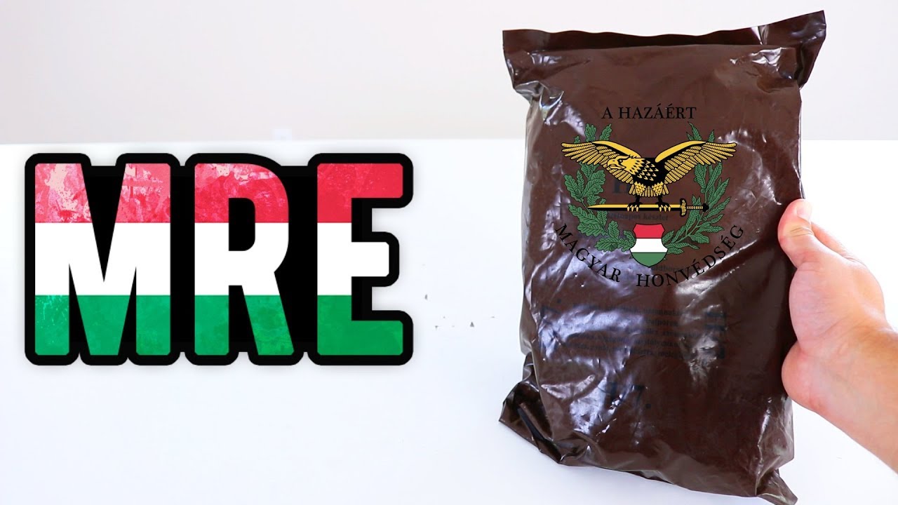 PROVEI A COMIDA DO EXÉRCITO DA HUNGRIA E ME SURPREENDI !!