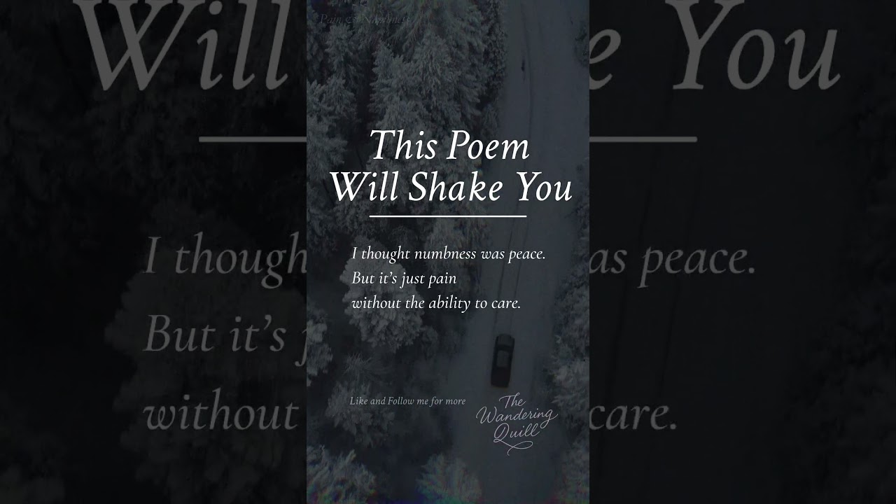 This Poem Will Shake You #poetry #poetrylover #quotesaesthetic #deeplines #cinematic #deepthoughts