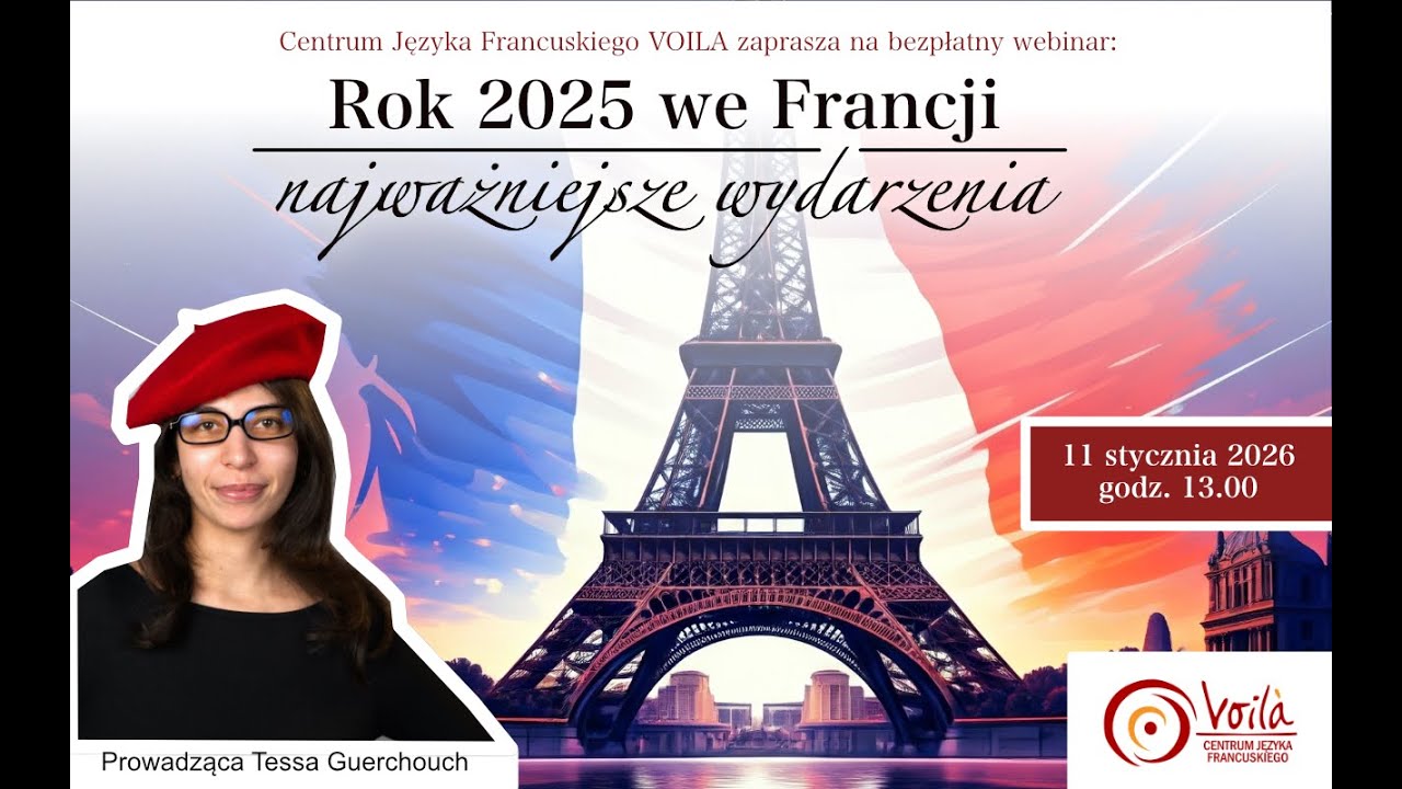 Webinar - Rok 2025 we Francji