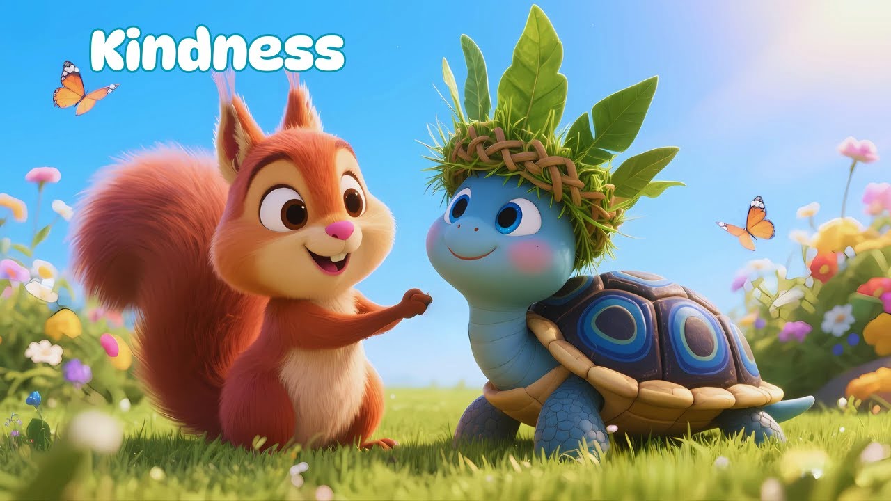 🌊🐿️ Braved Chipmunk Saves Baby Sea Turtle | A Heartwarming Story #cartoon #cute #turtle