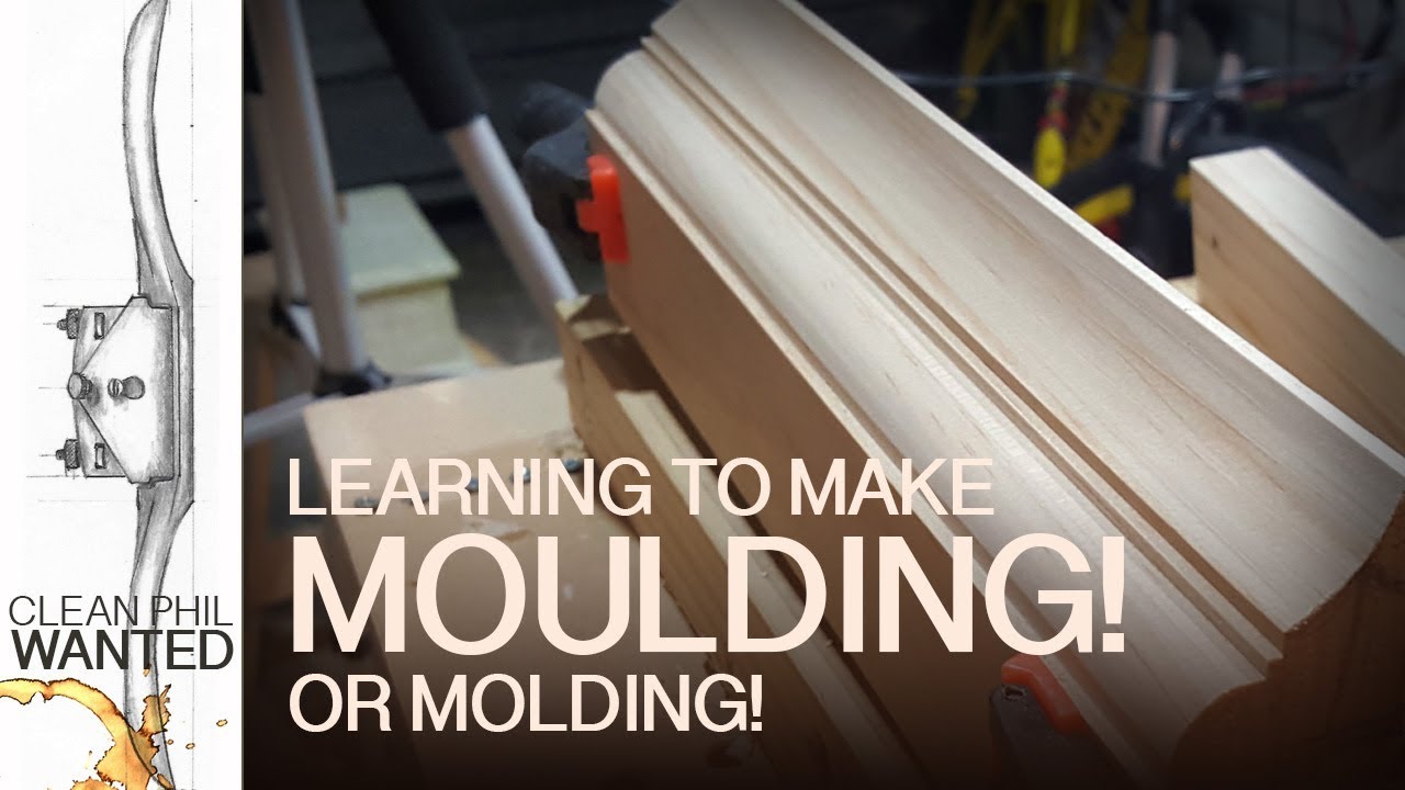 Make Moulding / Molding with Hand Planes | Sticking Board Jig in use!