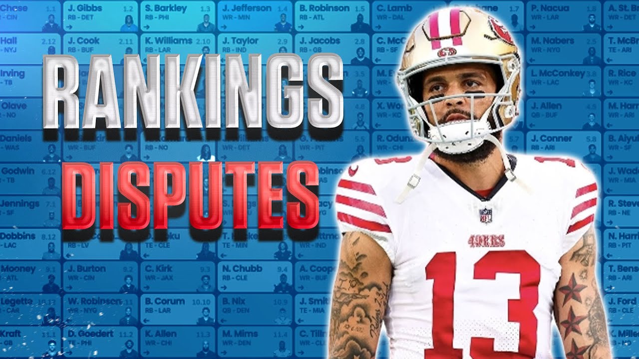 Fantasy Football Rankings Disputes! Biggest 2026 Rankings Debates to Settle!