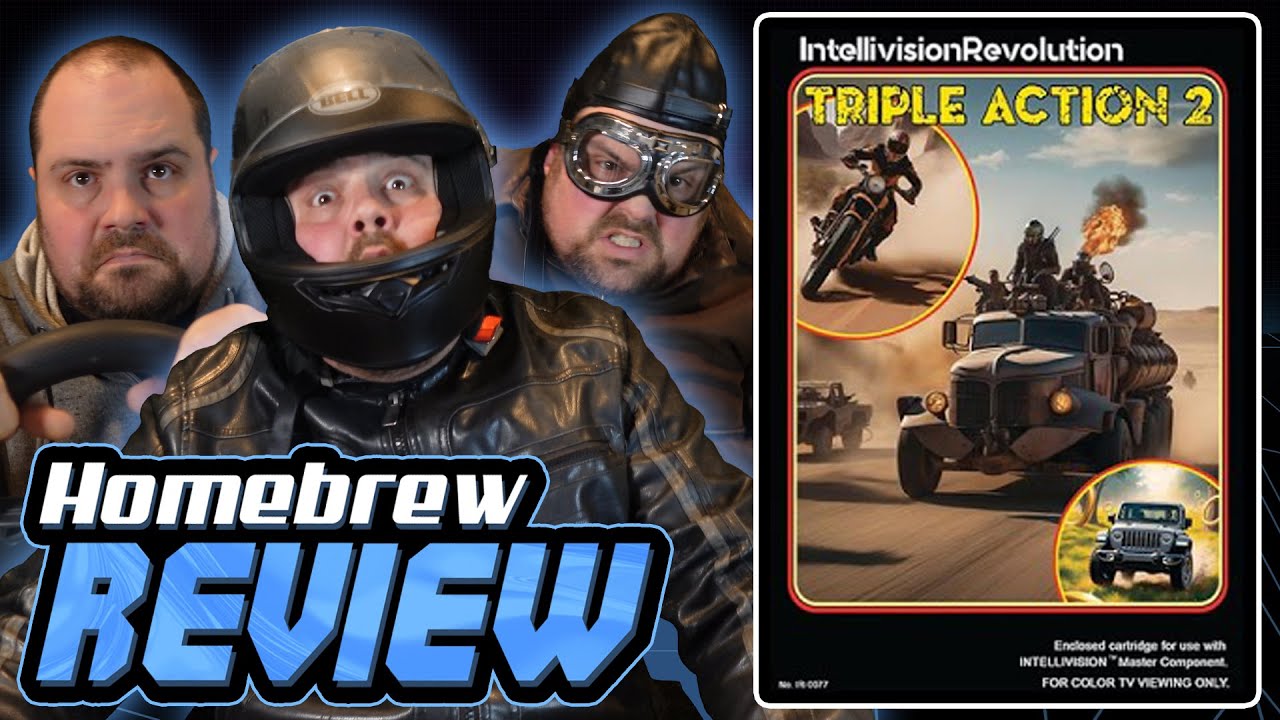 Triple Action 2 для Intellivision — обзор самодельной игры.