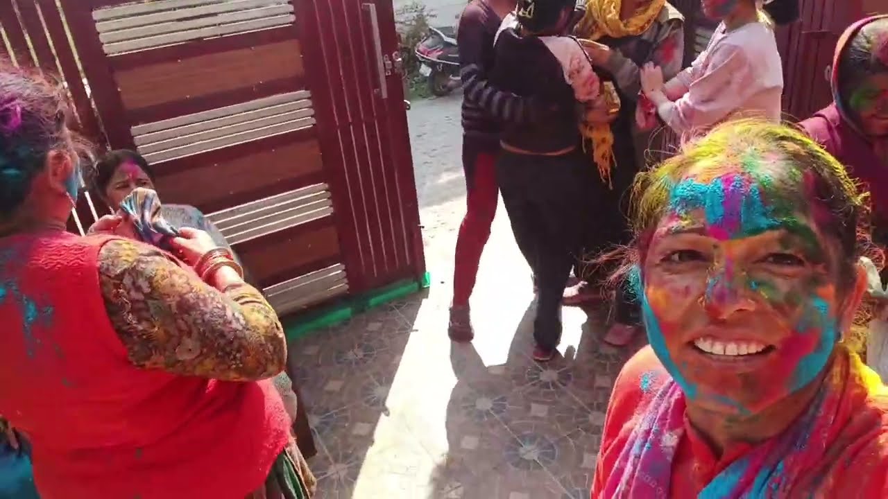 हैप्पी होली आप सबको#love #hindu #celebration #comedy ❤️❤️🥳🥳🥳👆👆👍🏾👍🏾🙏🏻🙏🏻🙏🏻
