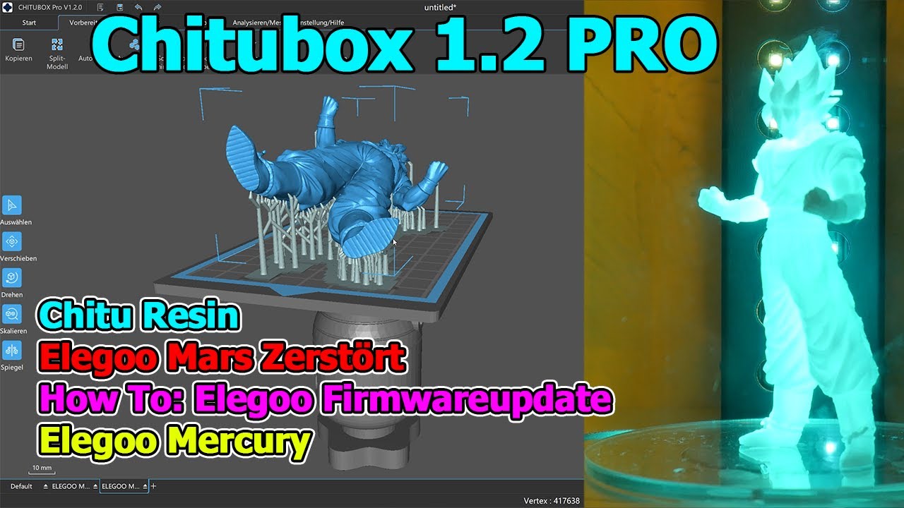 Chitubox Pro 1.2 angetestet | Firmwareuptdate  | Chitu Systems Resin | Elegoo Mars 2 Pro zerstört