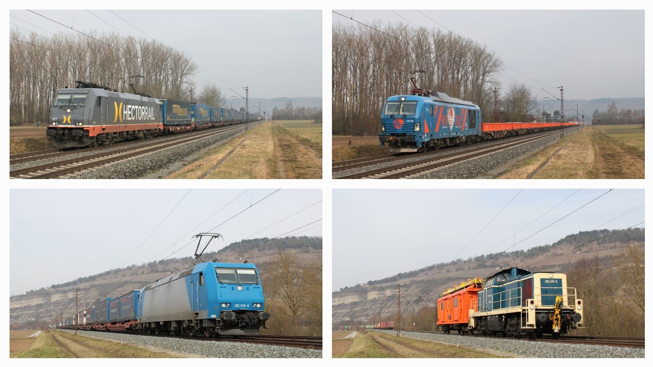 Bahnverkehr auf der Maintal 🇩🇪 - 22/2/2025