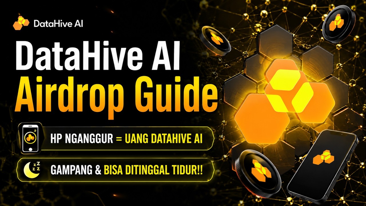 DataHive AI Airdrop Guide &mdash; Passive Income + AI DePIN di Solana?! (Confirmed Airdrop)