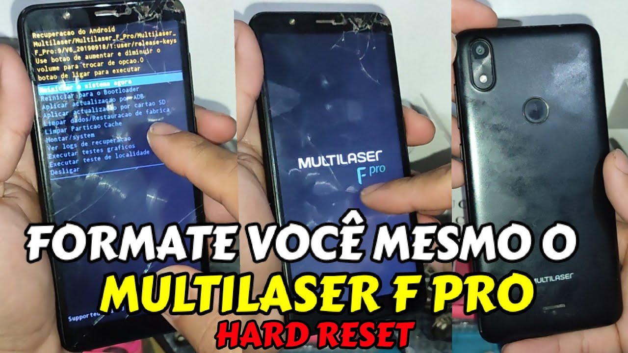 COMO FORMATAR CELULAR MULTILASER F PRO, HARD RESET. TEC PRÓ CELL 2