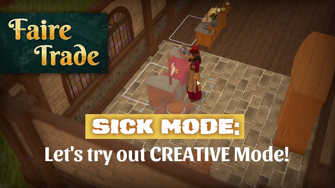 FAIRE TRADE | Let's Try CREATIVE Mode! ...But Why Won't It SAVE?! | Let's Play Ep 03