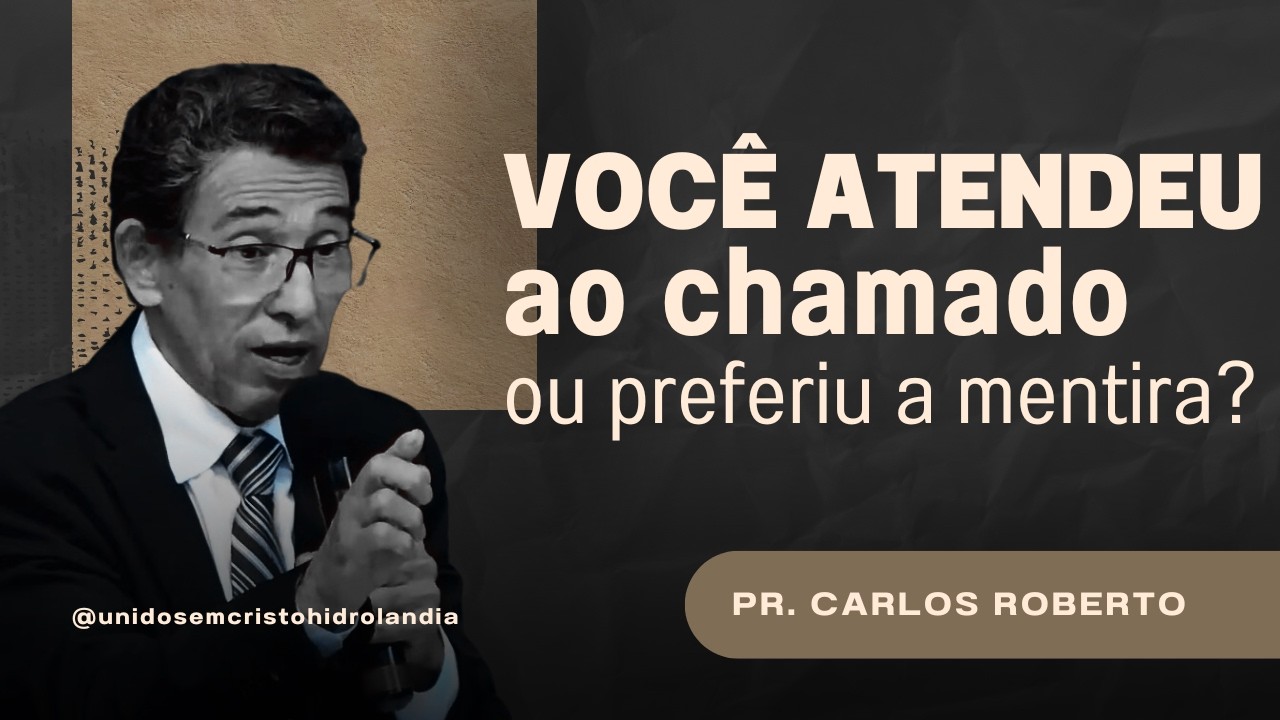 VOCAÇÃO PARA A VIDA | Carlos Roberto | Hidrolândia/GO #evangelhodecristo