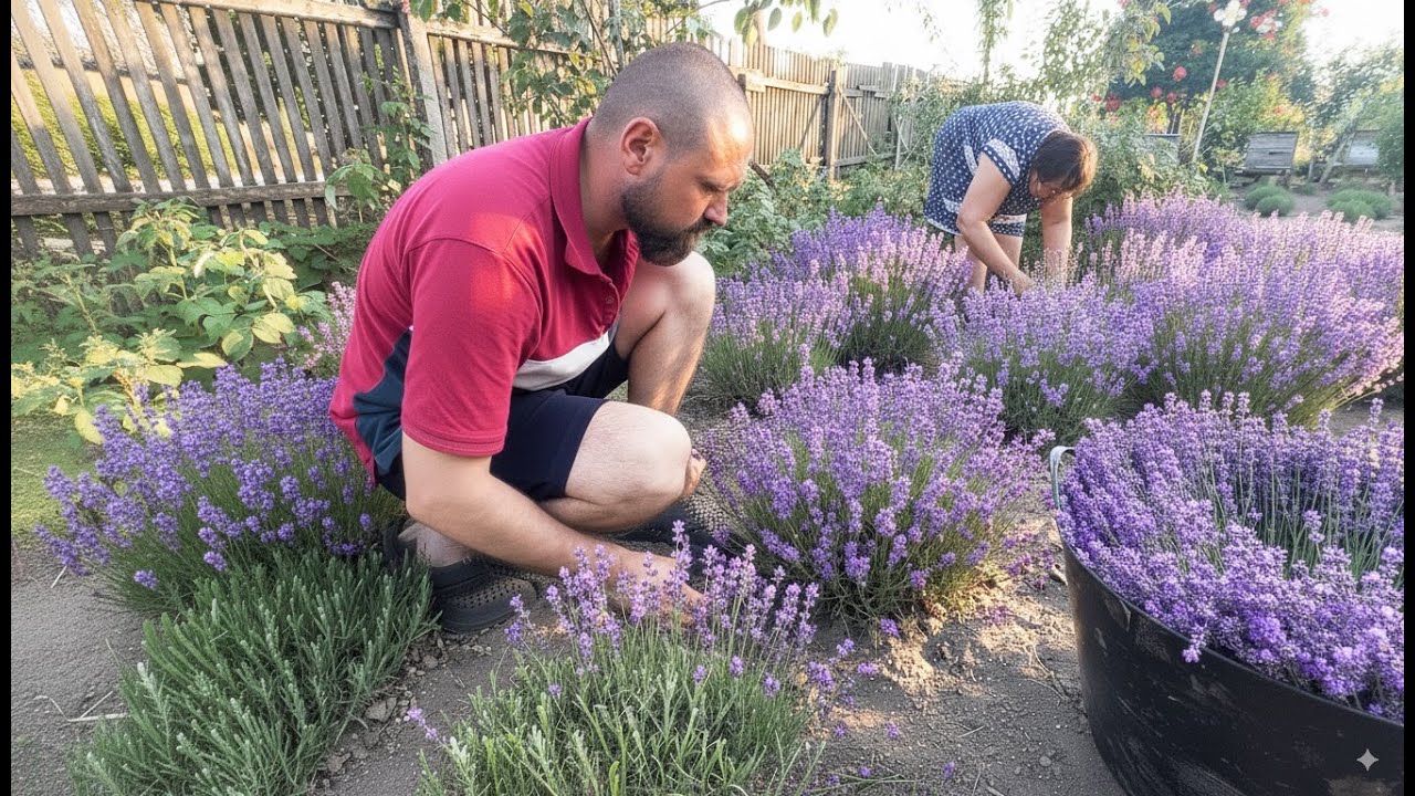 Little Lavender Farm with Grandma Lyudmila, Her Son and Grandkids
