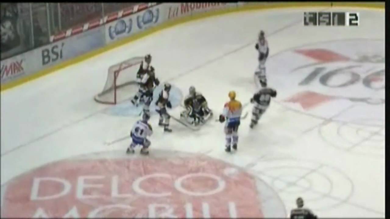 HC Lugano - ZSC Lions Aebischer big saves