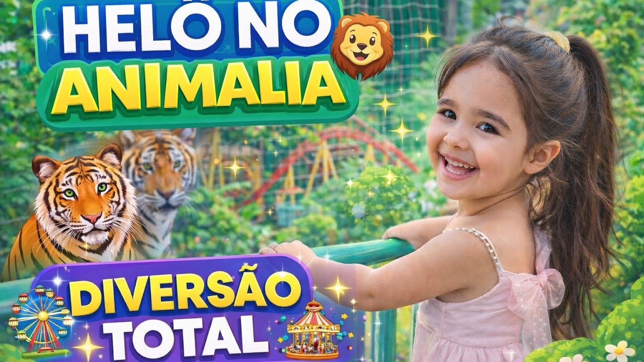 Animalia Park: As Incriveis Aventuras da Helô Zoológico🦁👩🦒