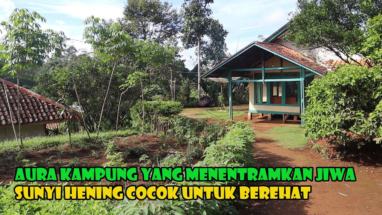 Aura Kampung Ini Bikin Hati Tenang. Suasana Damai Sangat Terasa Di Jiwa.