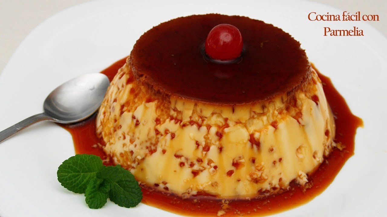 Flan de huevo en 5 minutos y por menos de 2 Euros ¡Postre super fácil!