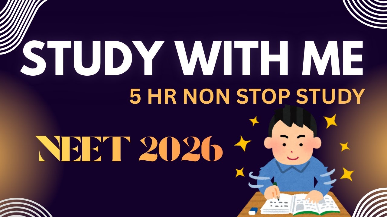 HAPPY NEW YEAR 5 Hr 🛑 Live Study With Me | NEET/JEE/UPSC/SSC | #neet #dlpallen #studywithme  #test