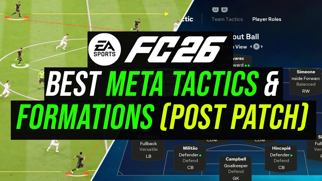 Лучшие построения в FC 26 (POST R1 Dribbling Patch)