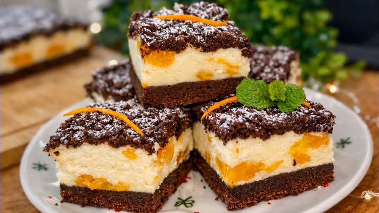 Sernik królewski w wersji premium 🍊🍫 sekret w środku