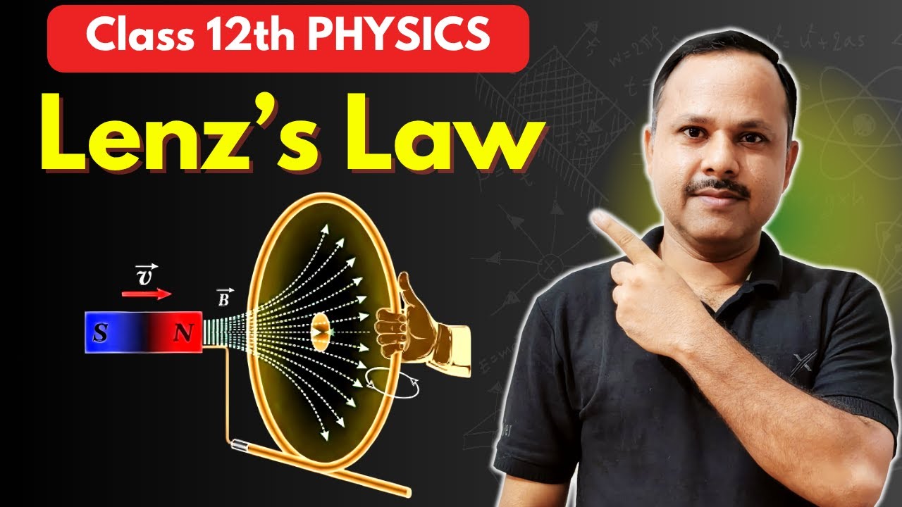 Lenz's Law | Faraday  Law of EMI | Electromagnetic Induction | 12th #neet #cbse