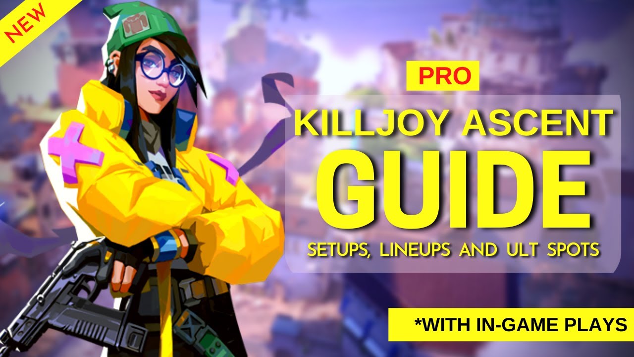 Best Killjoy Setups and Lineups on Ascent | With in game Plays #valorant #killjoy #kj