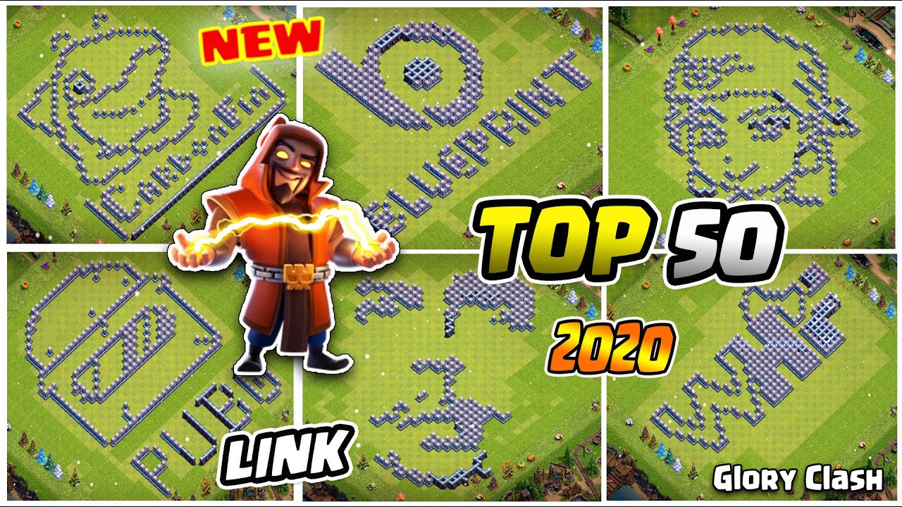 *TOP50*Th13 War Clan Logos Troll/Funny Base LINK/Th13 Fun Base Link/13本娱乐阵合集/Clash of clans 部落衝突#687