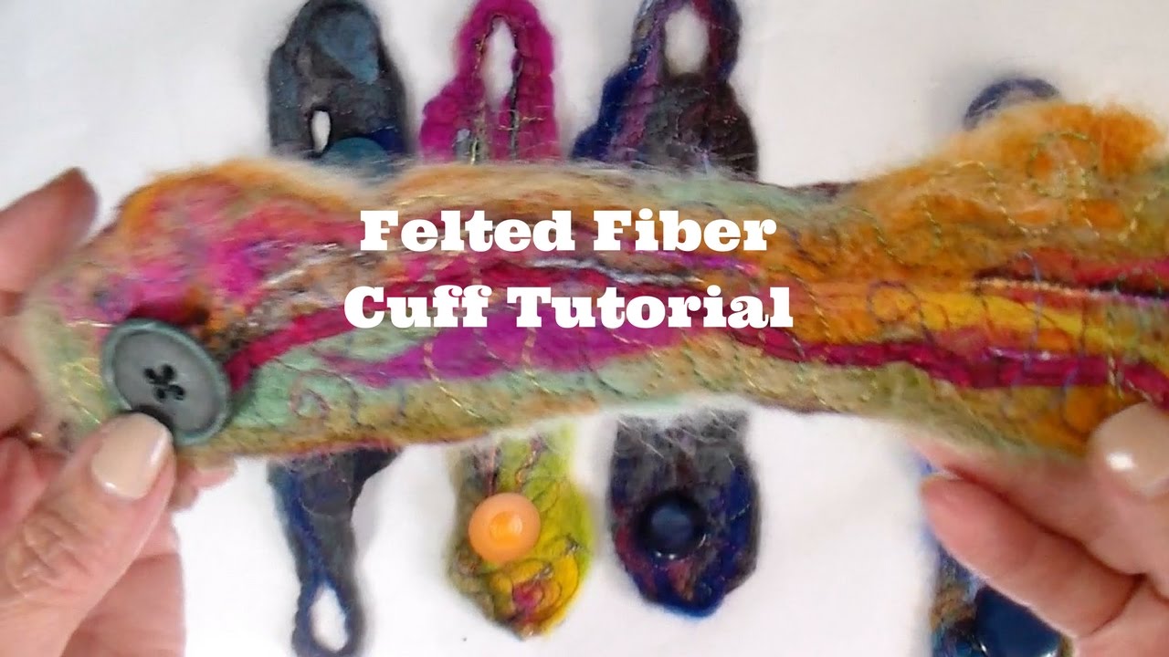 Felted Fiber Cuffs