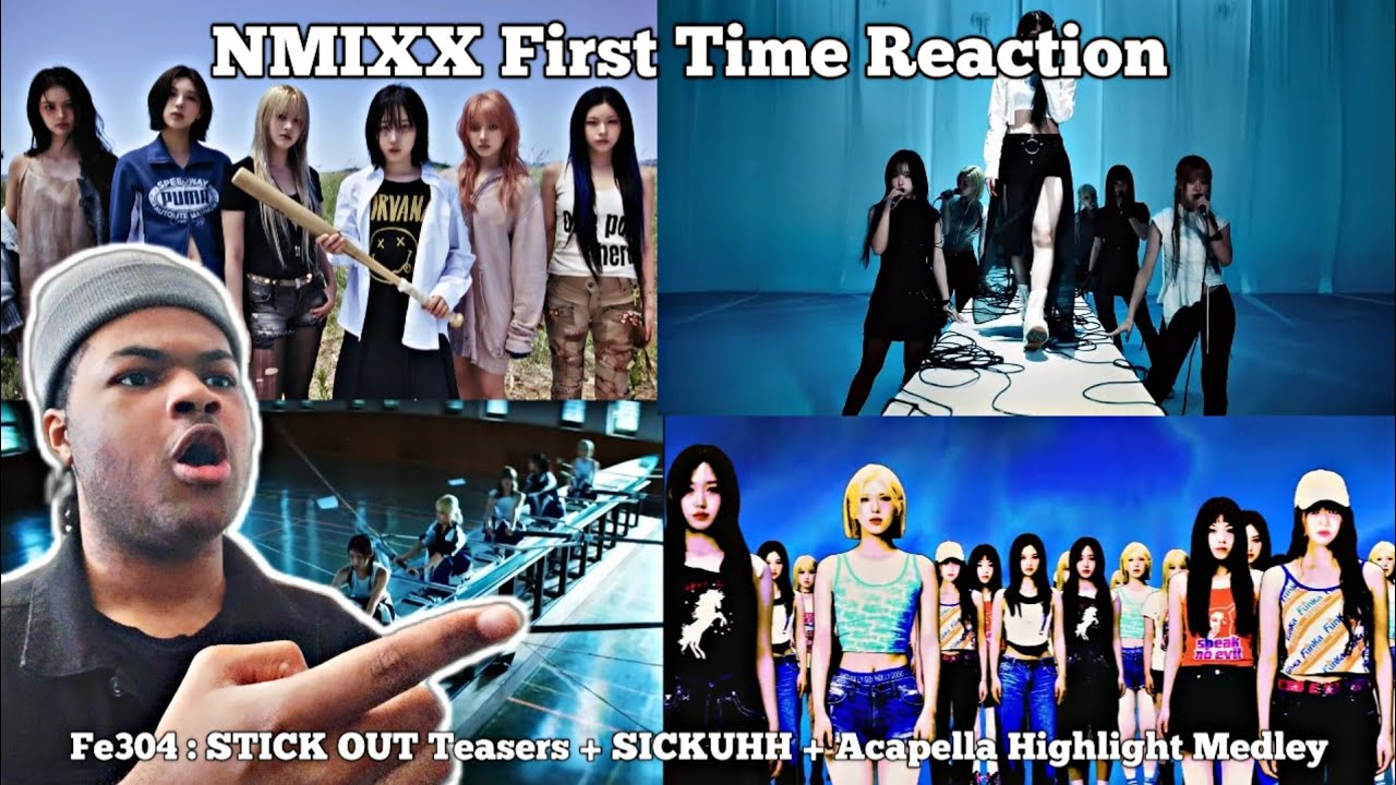 REACTING TO MORE NMIXX FOR THE FIRST TIME!! Fe304 : STICK OUT All teasers + SICKUHH Reaction