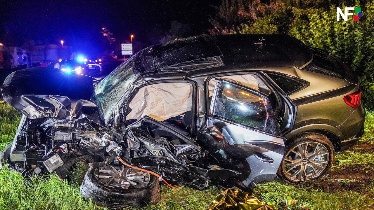 02.10.2022 - Fahranfänger verunglückt mit Audi – Fünf zum Teil schwer Verletzte