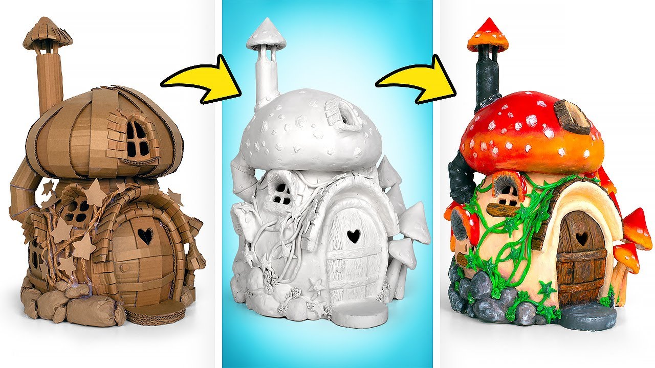 🎨✨ Magical Clay & Cardboard Crafts! 🏠🚗🦕 DIY Fun You Can Make!