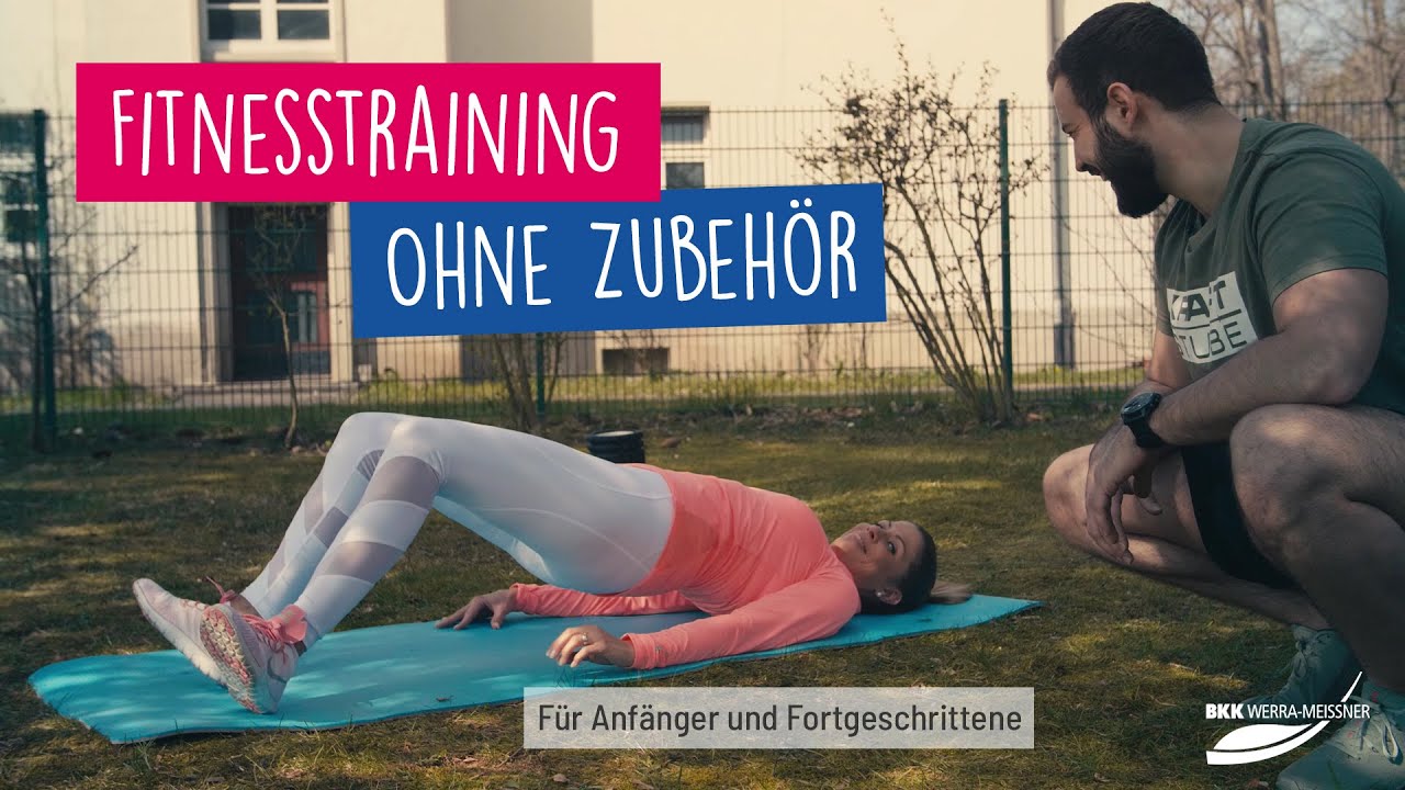 Fitness-Workout für zuhause OHNE Hilfsmittel oder Geräte ✓ | Anfänger und Fortgeschrittene | BKK WM
