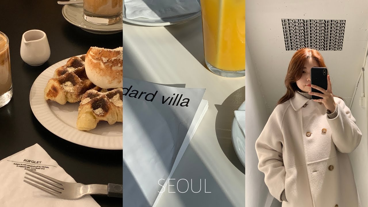 SEOUL) part1 韓国旅行vlog：カフェ巡り/アートメイク/airbnb